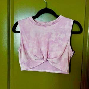 Lilac PLT crop top